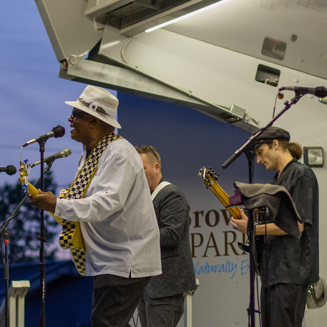 Brownsburg Blues in the 'Burg performers on stage
